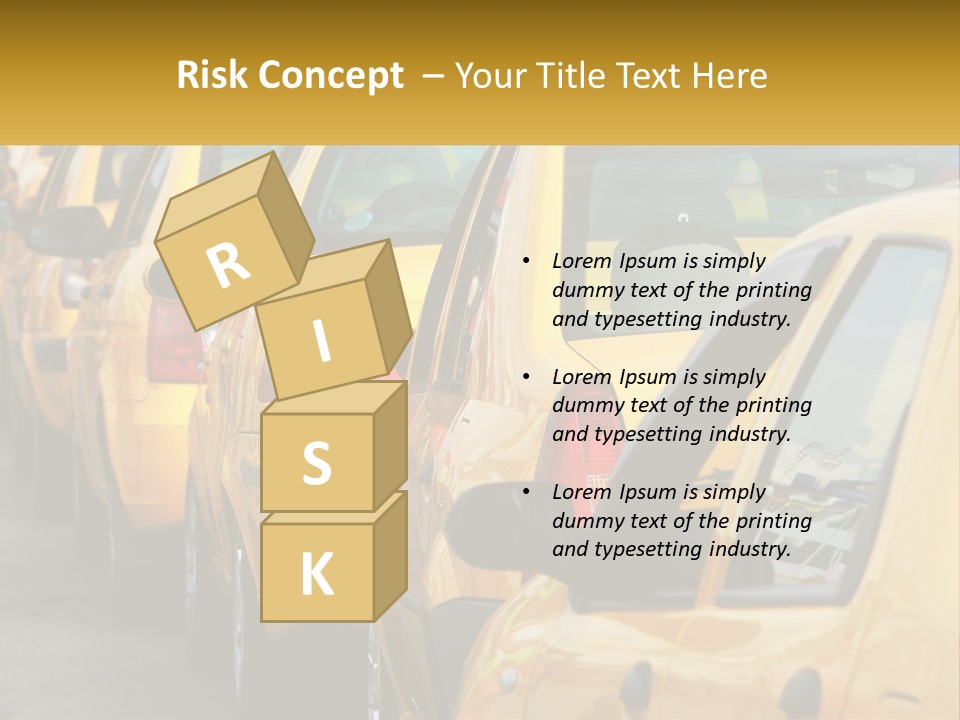 Cube Render Square PowerPoint Template