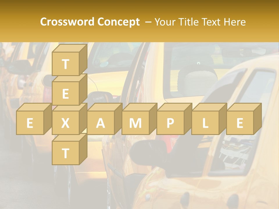 Cube Render Square PowerPoint Template