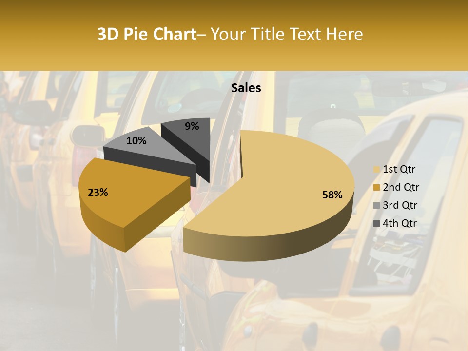 Cube Render Square PowerPoint Template