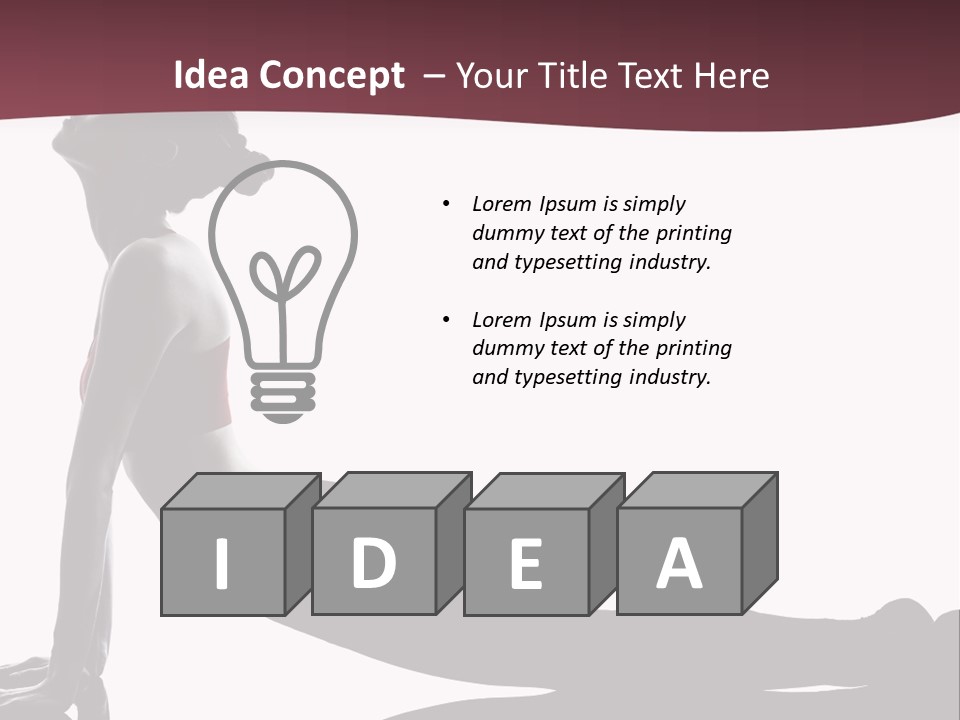 Tall Earth Black PowerPoint Template