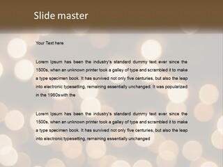 Architecture Modern Downtown PowerPoint Template