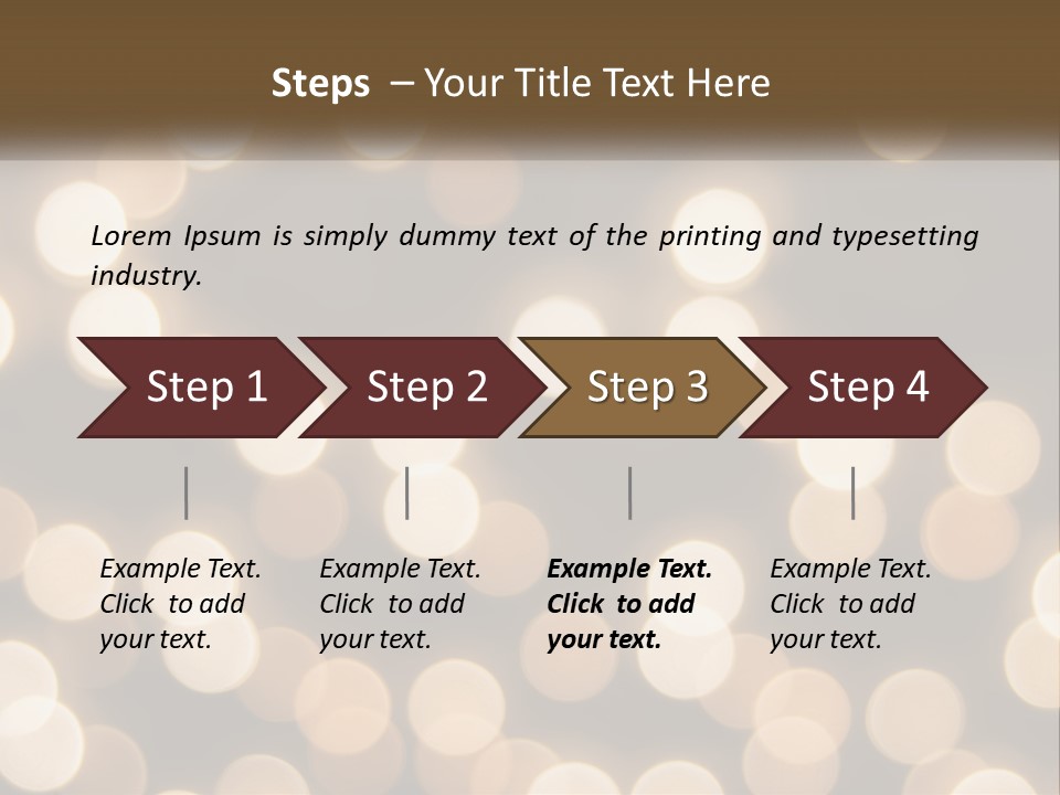 Architecture Modern Downtown PowerPoint Template