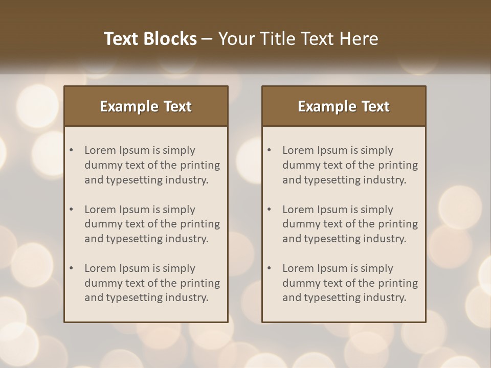 Architecture Modern Downtown PowerPoint Template
