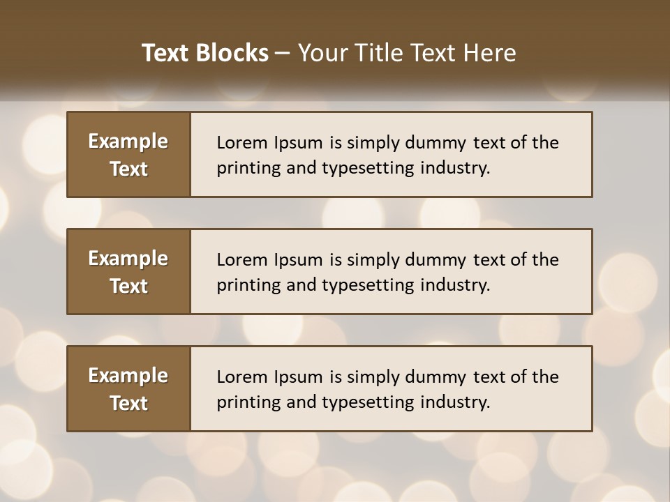Architecture Modern Downtown PowerPoint Template