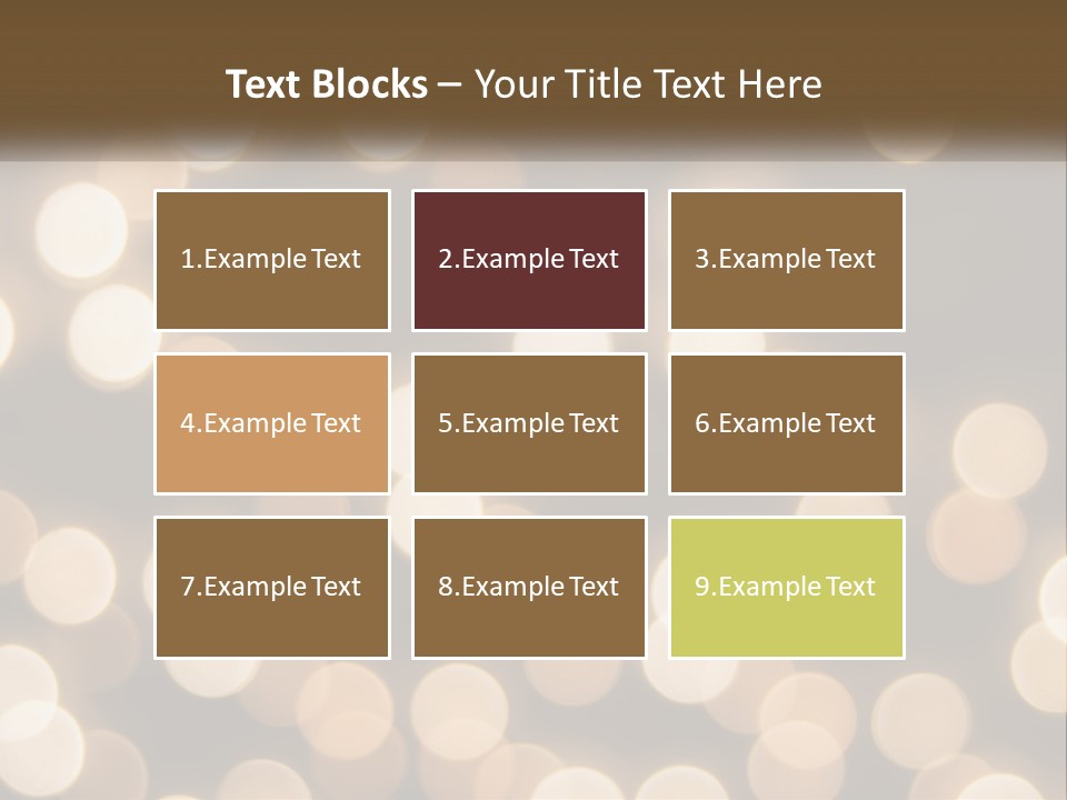 Architecture Modern Downtown PowerPoint Template