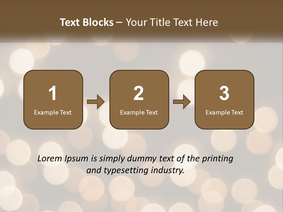 Architecture Modern Downtown PowerPoint Template