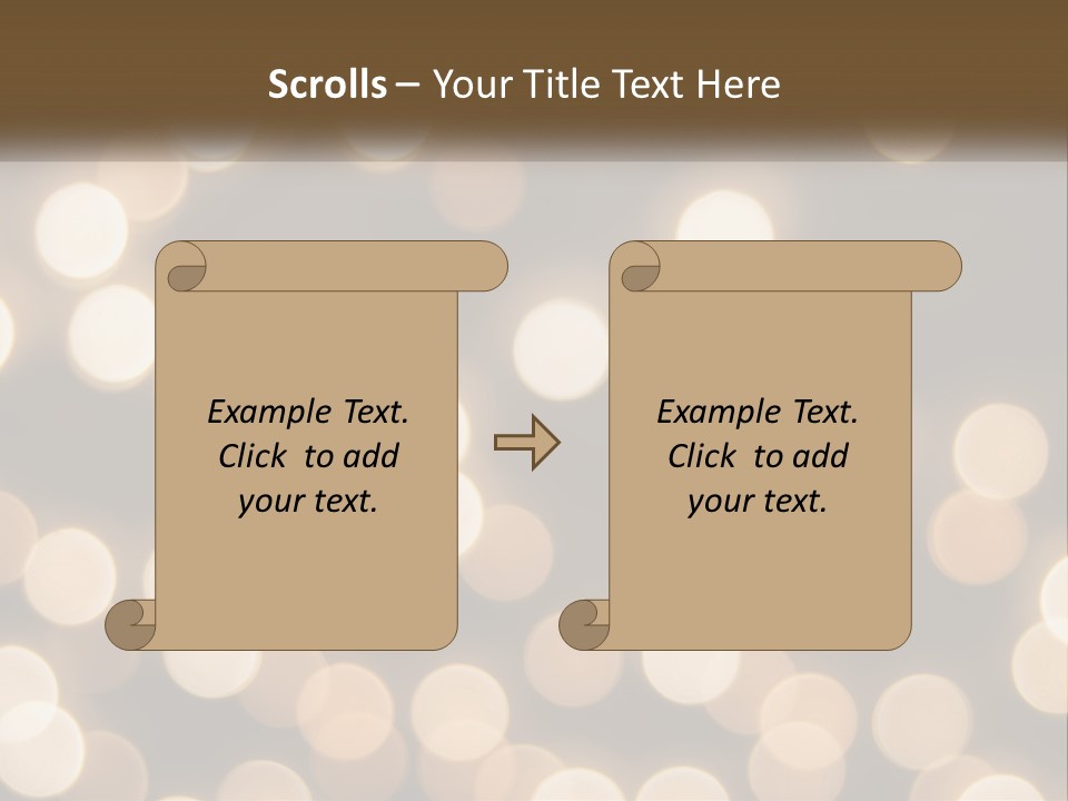 Architecture Modern Downtown PowerPoint Template