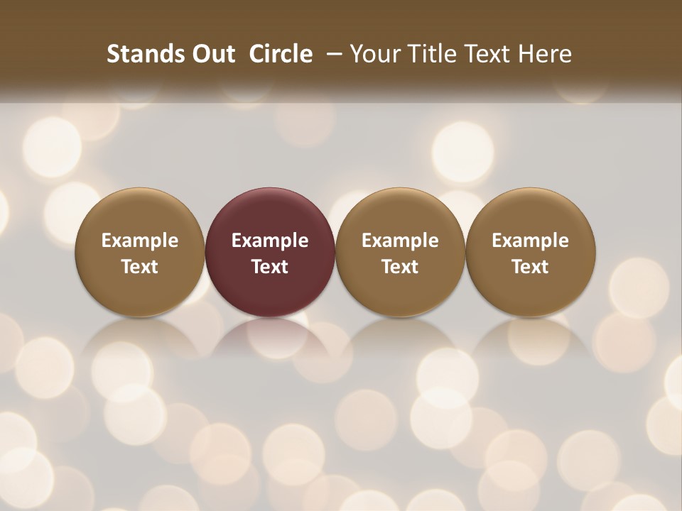 Architecture Modern Downtown PowerPoint Template