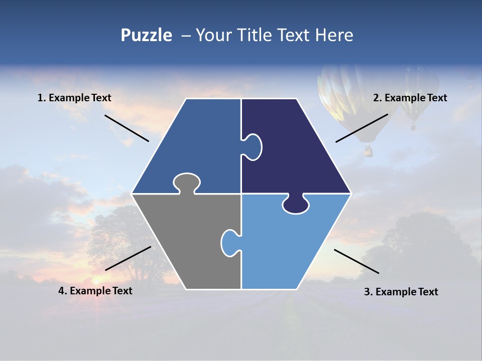 Illustration Cityscape House PowerPoint Template