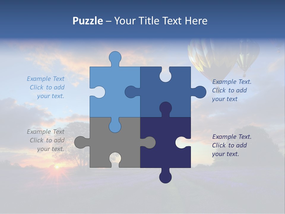 Illustration Cityscape House PowerPoint Template