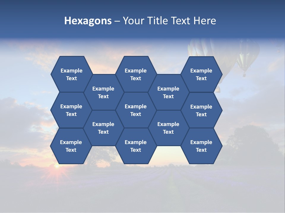 Illustration Cityscape House PowerPoint Template