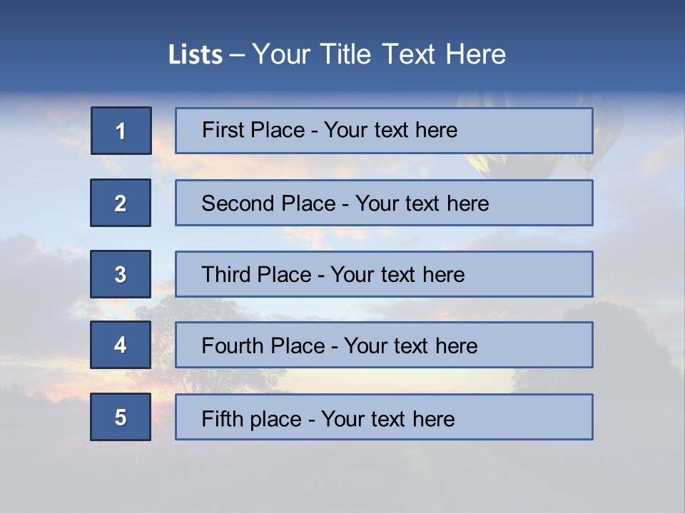 Illustration Cityscape House PowerPoint Template