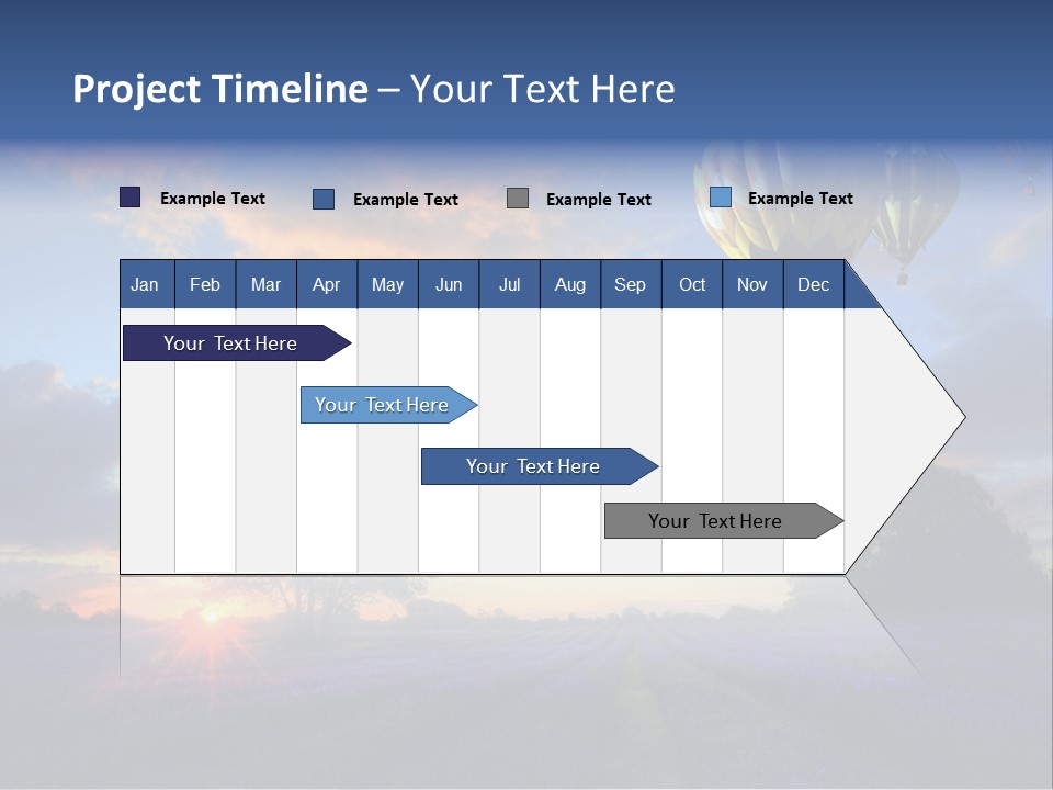Illustration Cityscape House PowerPoint Template