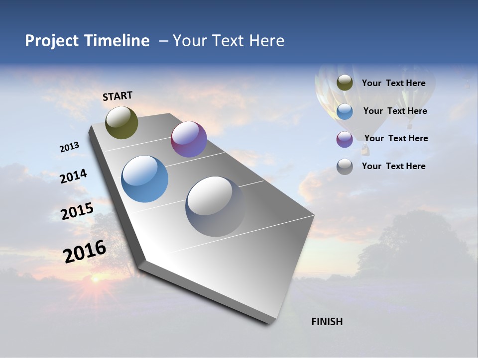 Illustration Cityscape House PowerPoint Template