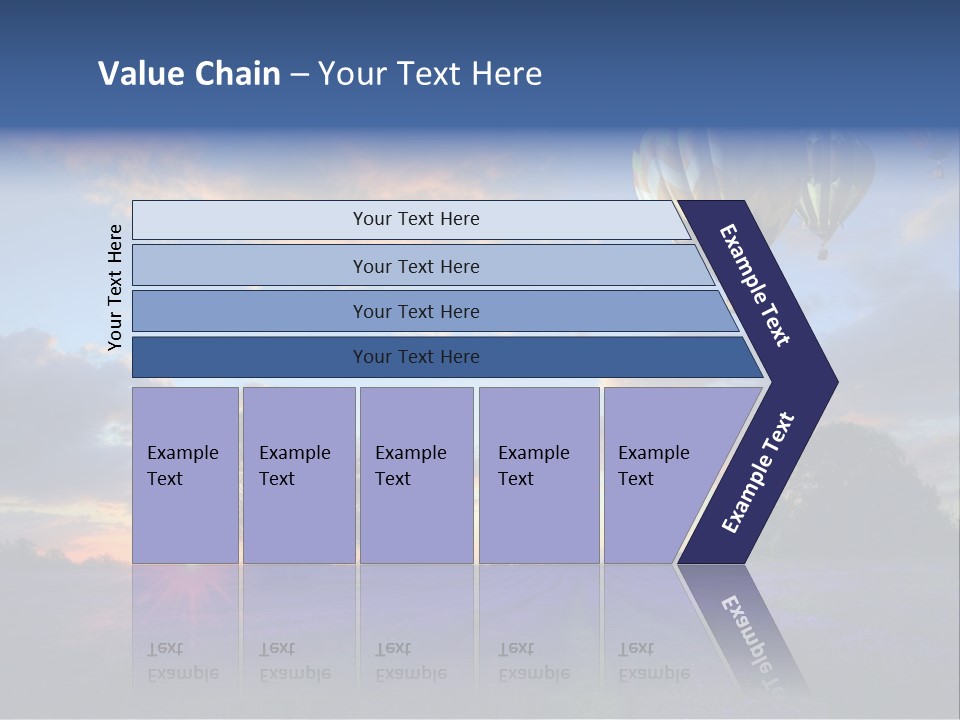 Illustration Cityscape House PowerPoint Template