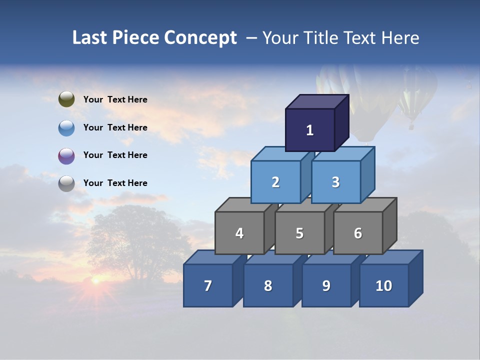 Illustration Cityscape House PowerPoint Template