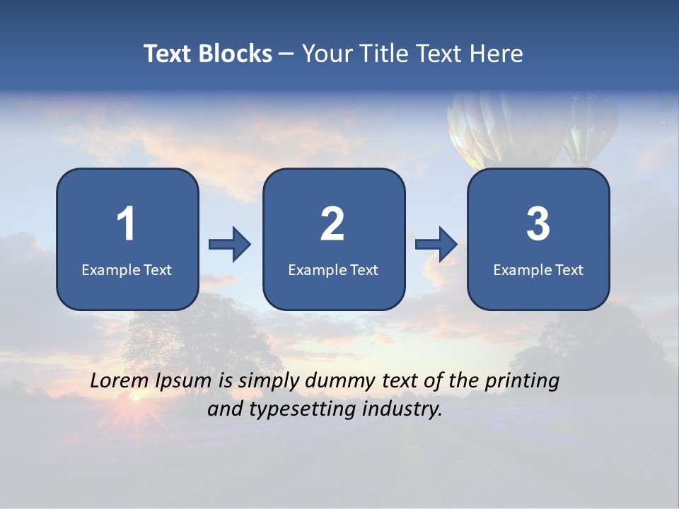 Illustration Cityscape House PowerPoint Template