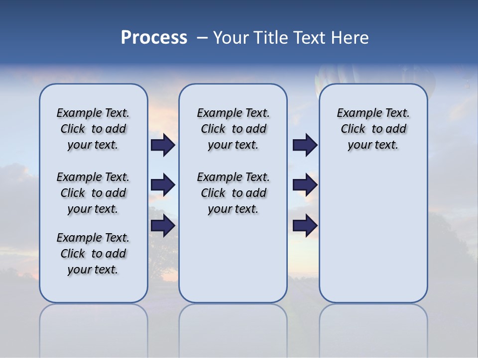 Illustration Cityscape House PowerPoint Template