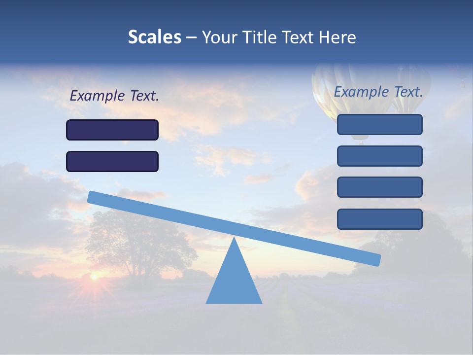 Illustration Cityscape House PowerPoint Template