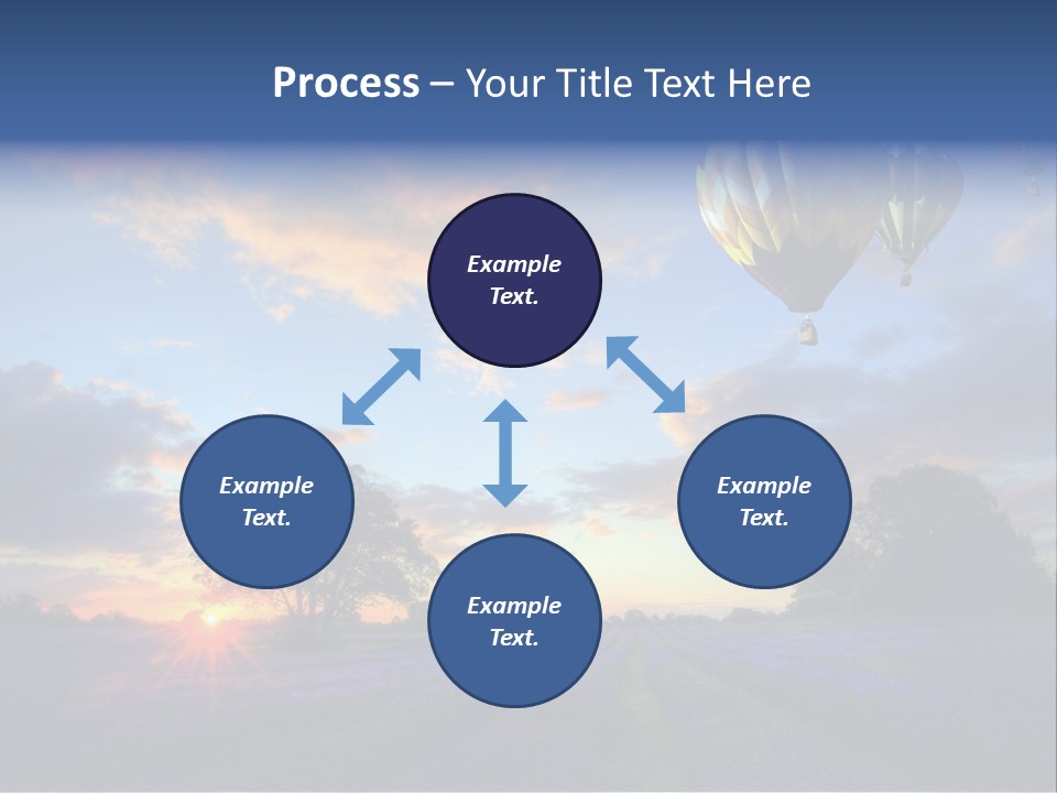 Illustration Cityscape House PowerPoint Template