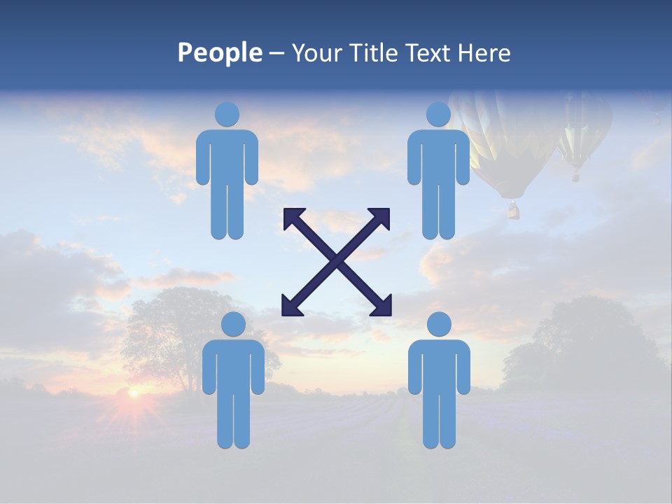 Illustration Cityscape House PowerPoint Template