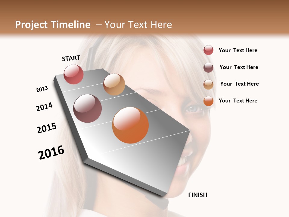 Render World Ball PowerPoint Template