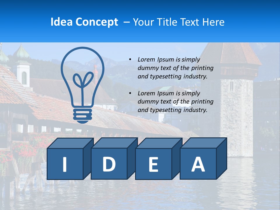 Graphic Concept Structure PowerPoint Template