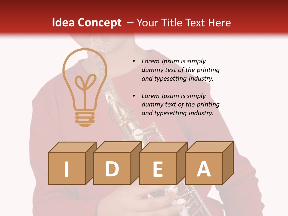Cube Sphere Tall PowerPoint Template