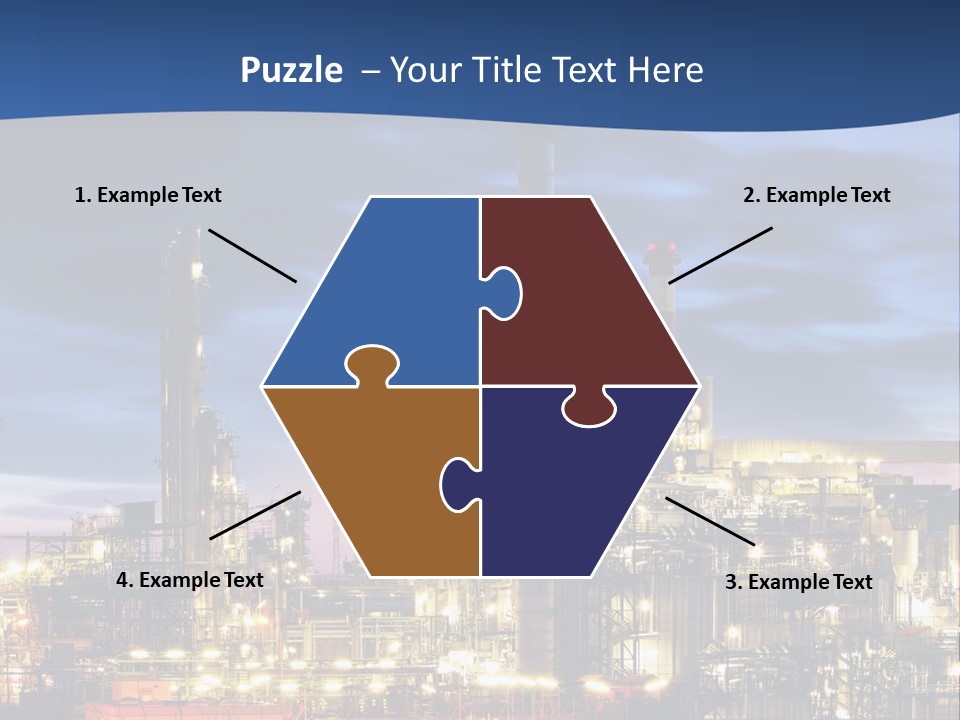 Black Render Shape PowerPoint Template