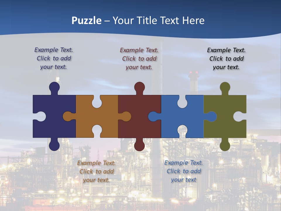 Black Render Shape PowerPoint Template