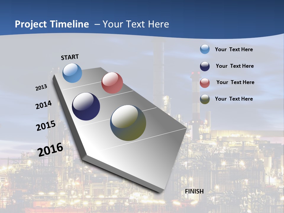 Black Render Shape PowerPoint Template