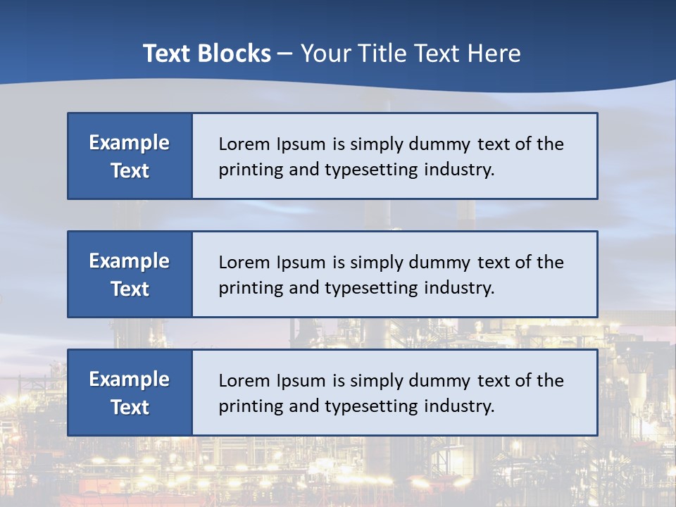 Black Render Shape PowerPoint Template
