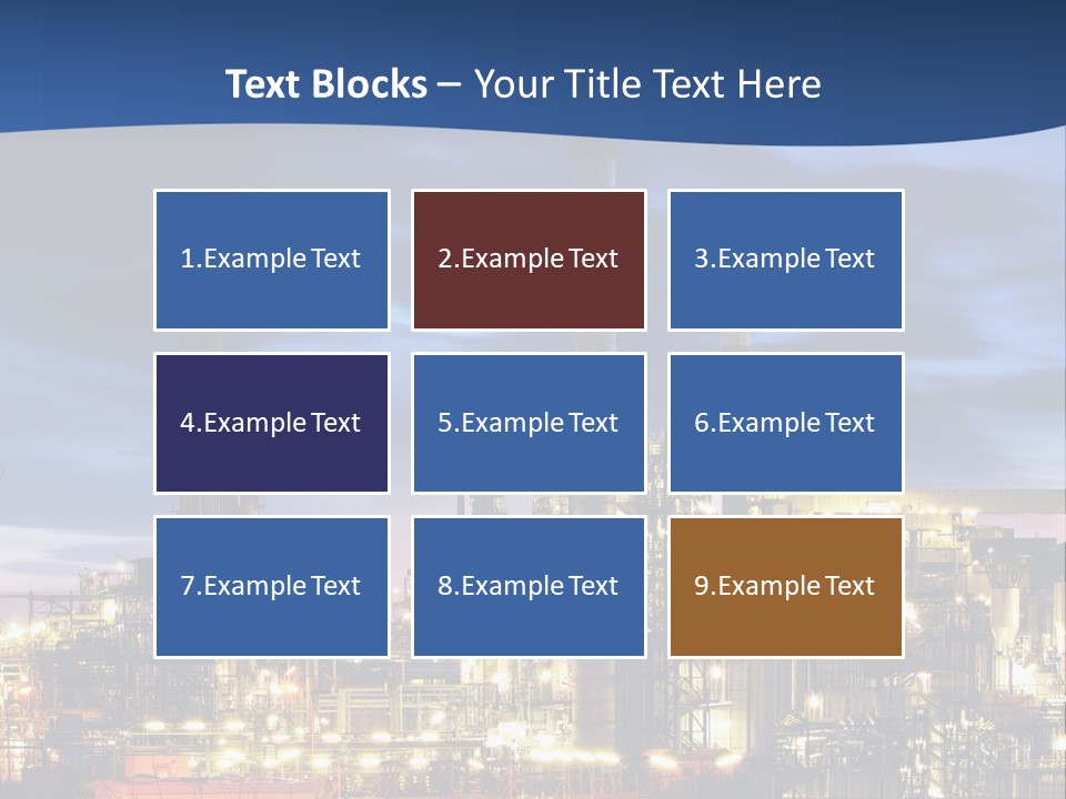 Black Render Shape PowerPoint Template
