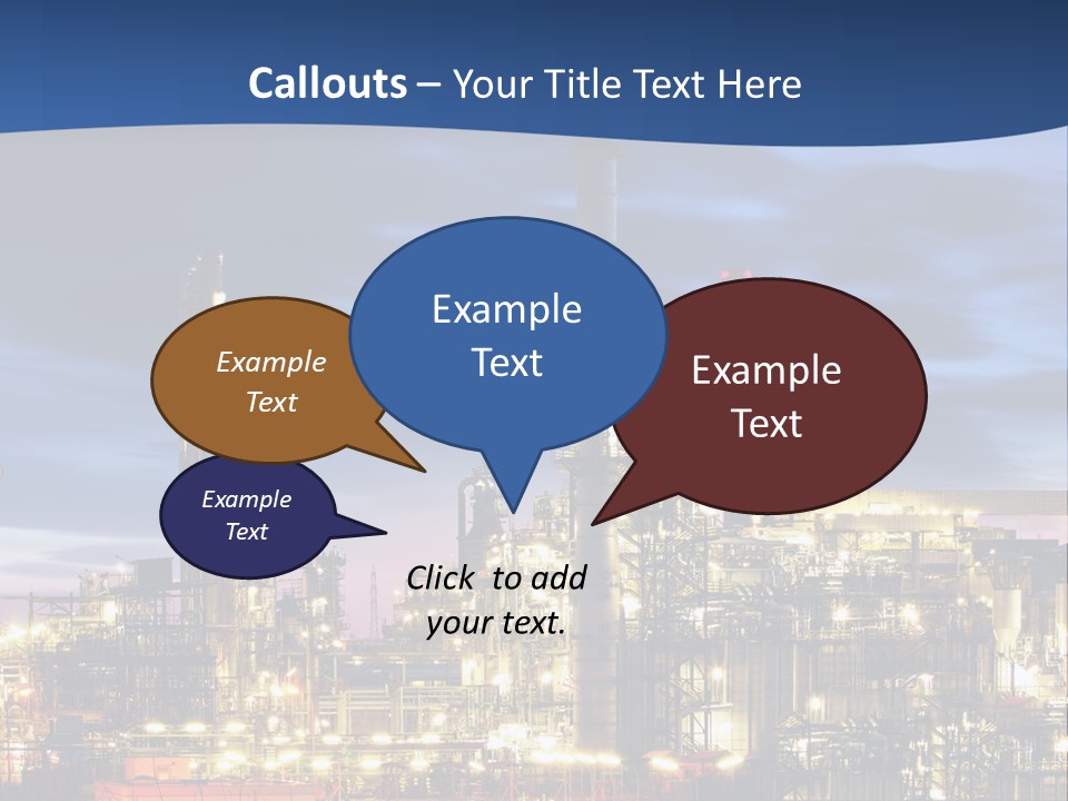 Black Render Shape PowerPoint Template
