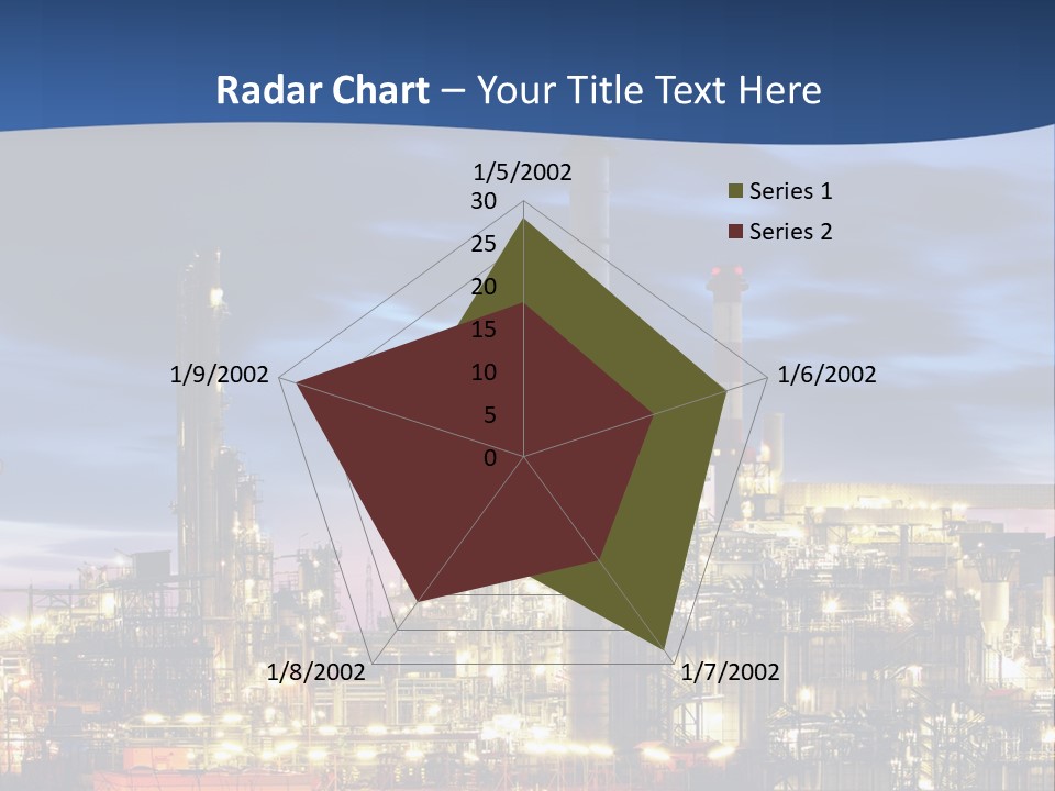 Black Render Shape PowerPoint Template