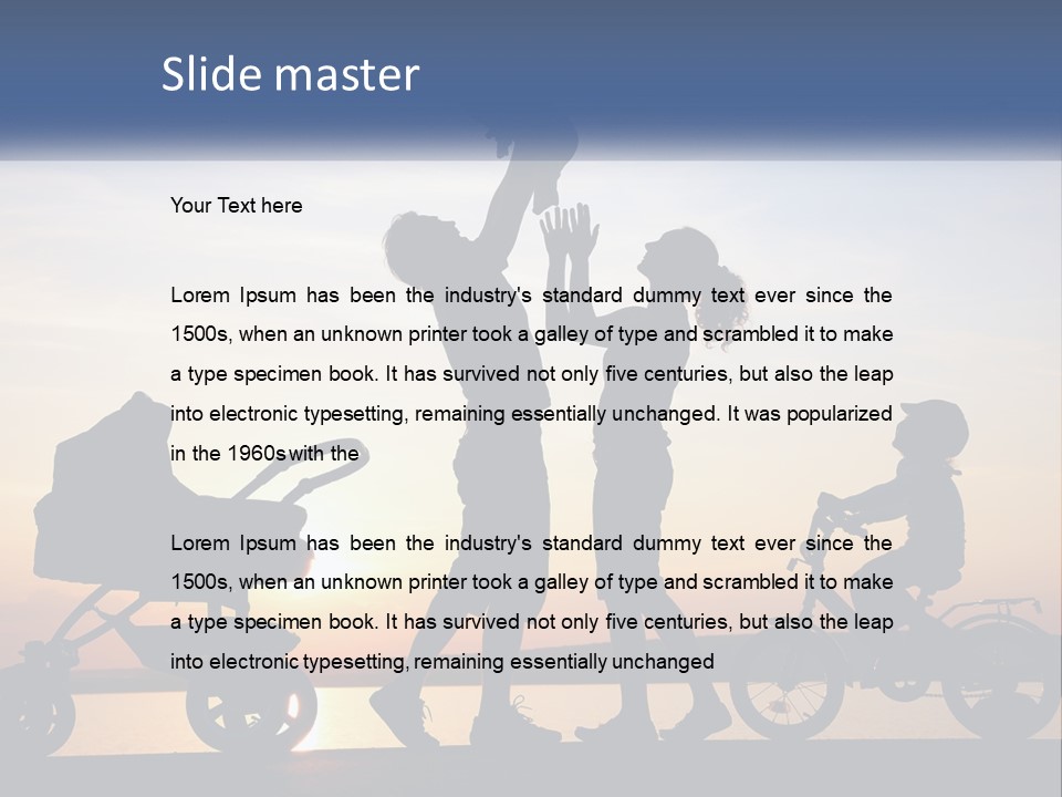 City Skyscraper Planet PowerPoint Template