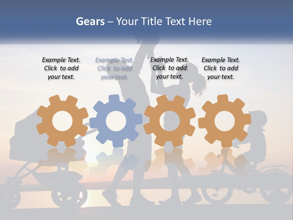 City Skyscraper Planet PowerPoint Template