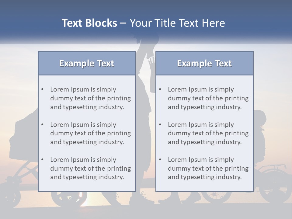 City Skyscraper Planet PowerPoint Template