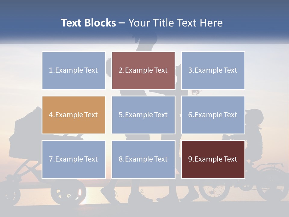 City Skyscraper Planet PowerPoint Template