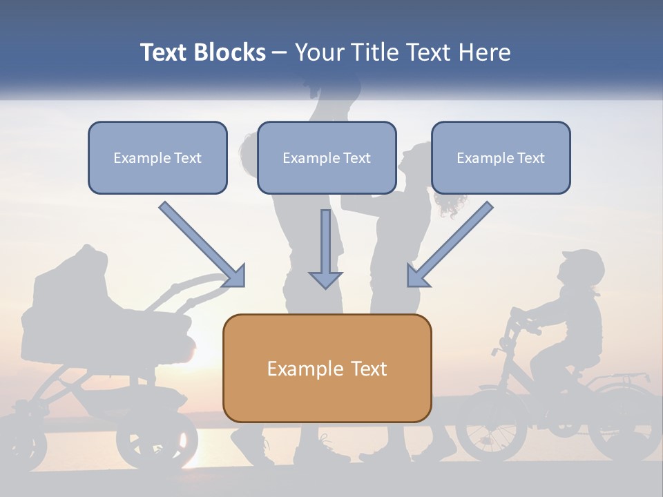 City Skyscraper Planet PowerPoint Template