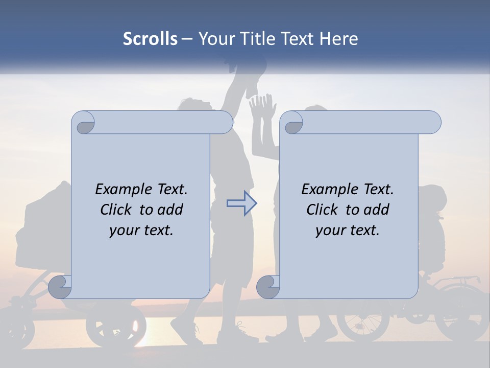 City Skyscraper Planet PowerPoint Template