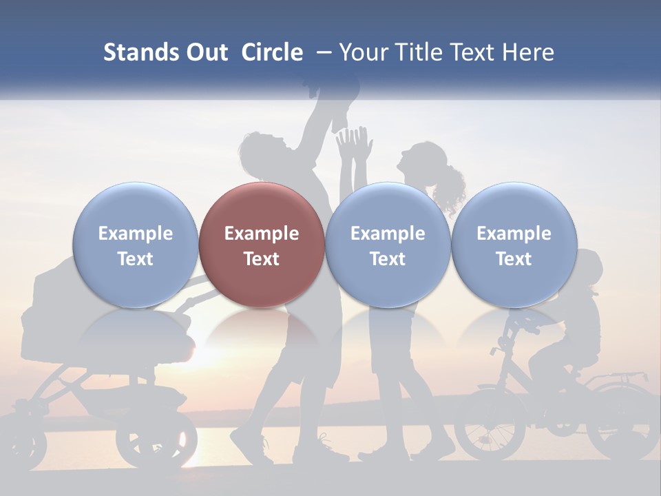 City Skyscraper Planet PowerPoint Template