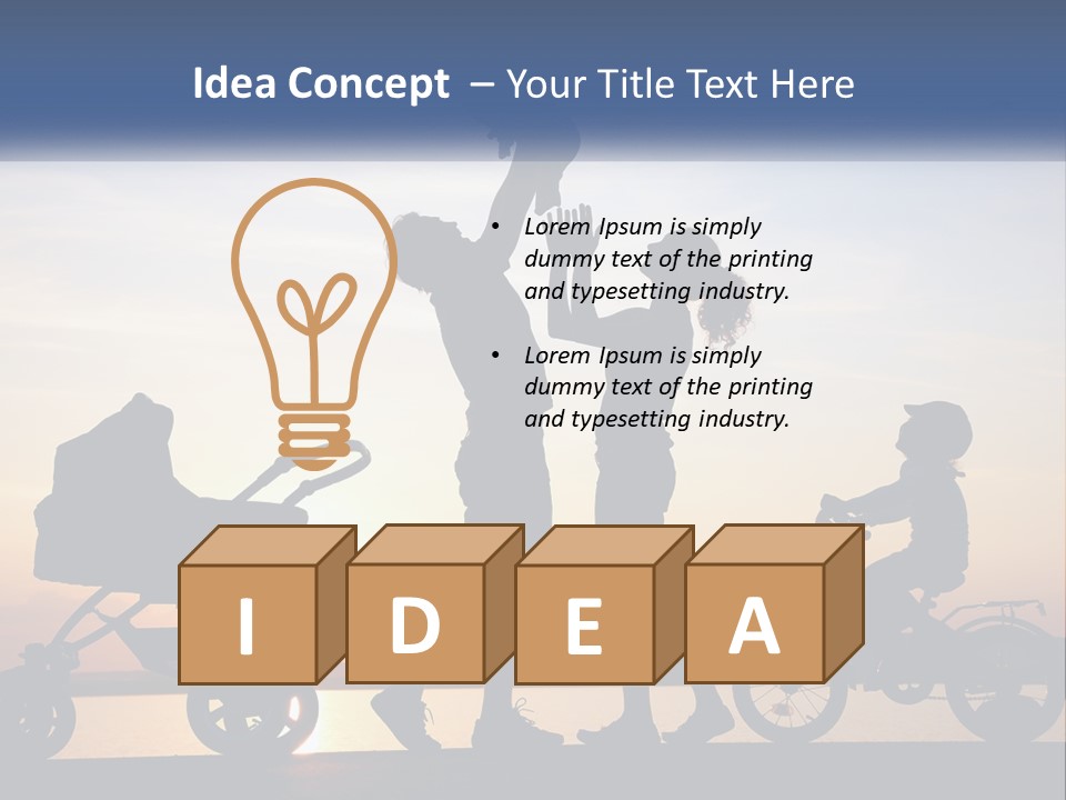 City Skyscraper Planet PowerPoint Template