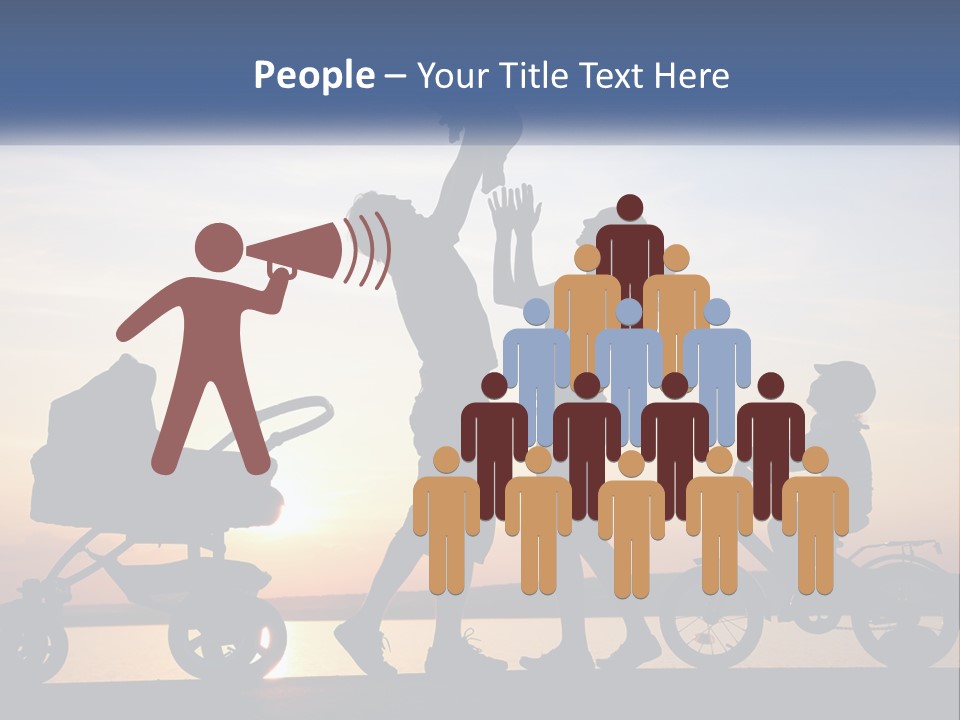 City Skyscraper Planet PowerPoint Template