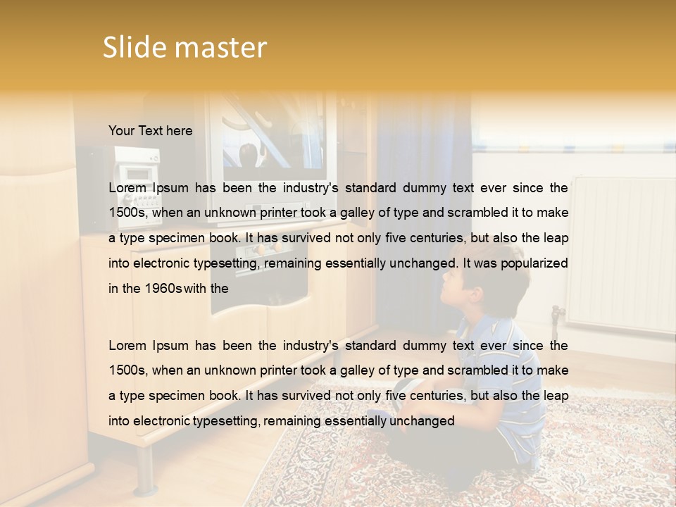 Skyscraper View Light PowerPoint Template