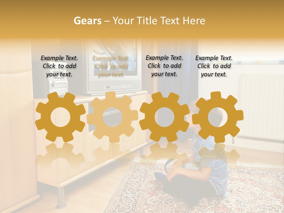 Skyscraper View Light PowerPoint Template