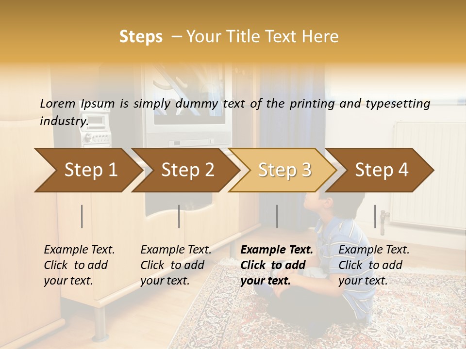 Skyscraper View Light PowerPoint Template