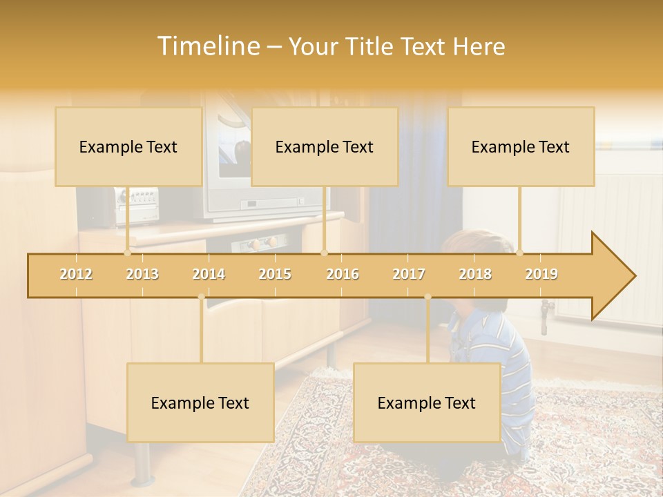 Skyscraper View Light PowerPoint Template