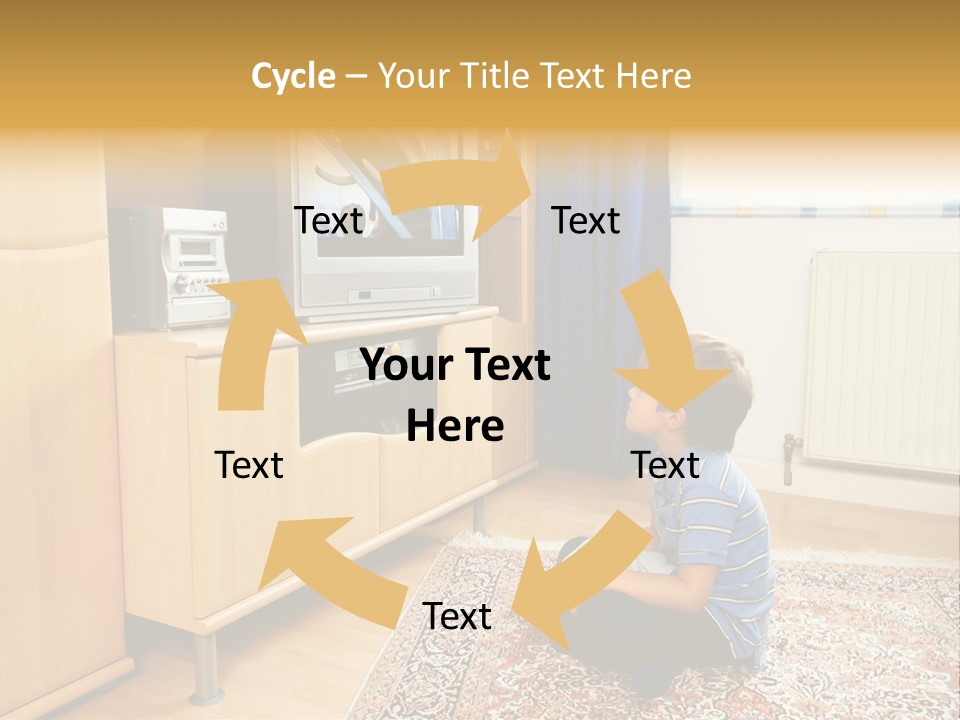 Skyscraper View Light PowerPoint Template