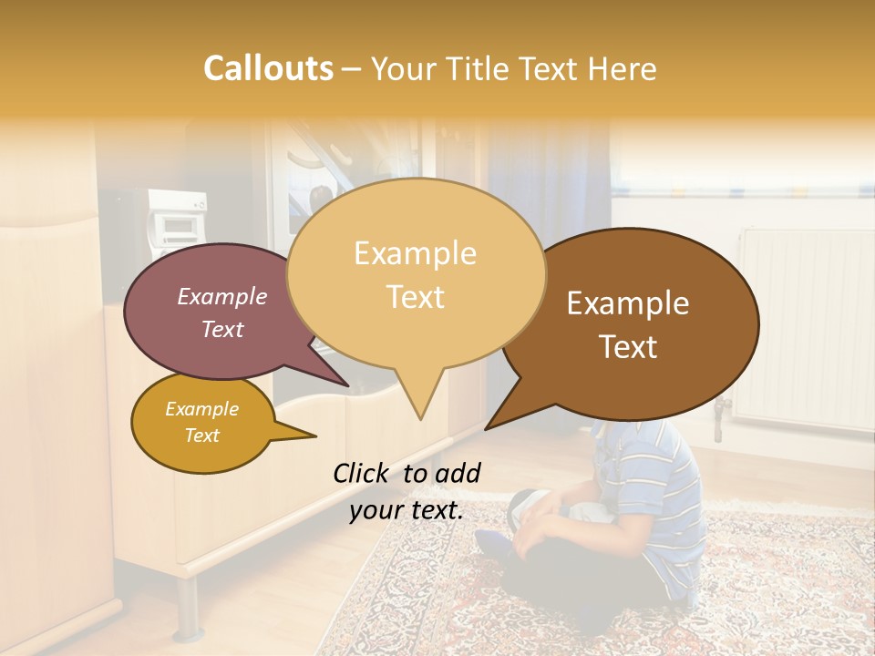 Skyscraper View Light PowerPoint Template